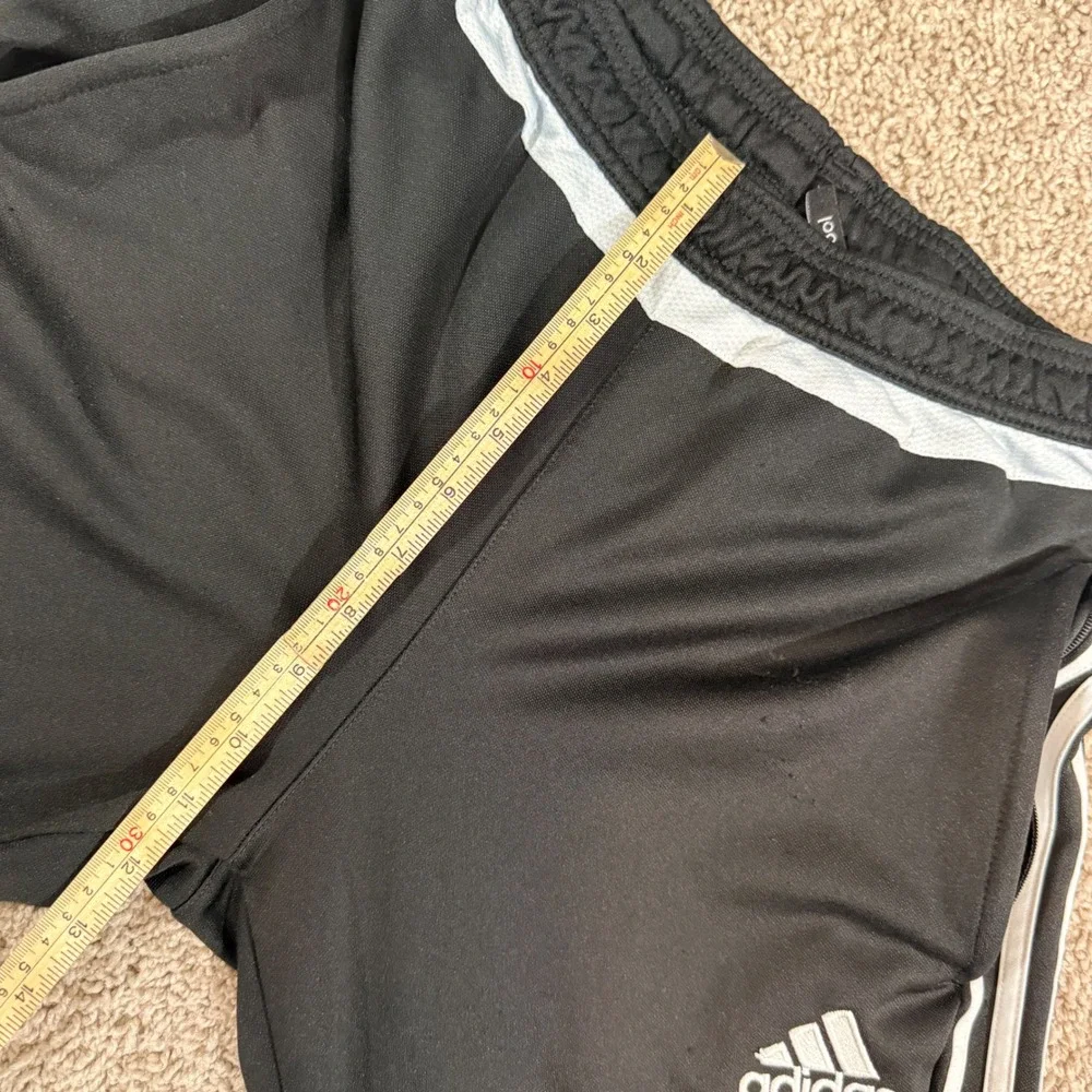 Adidas Track Pants Mens Medium Black Good Climacool Tapered M64032 Three Stripe